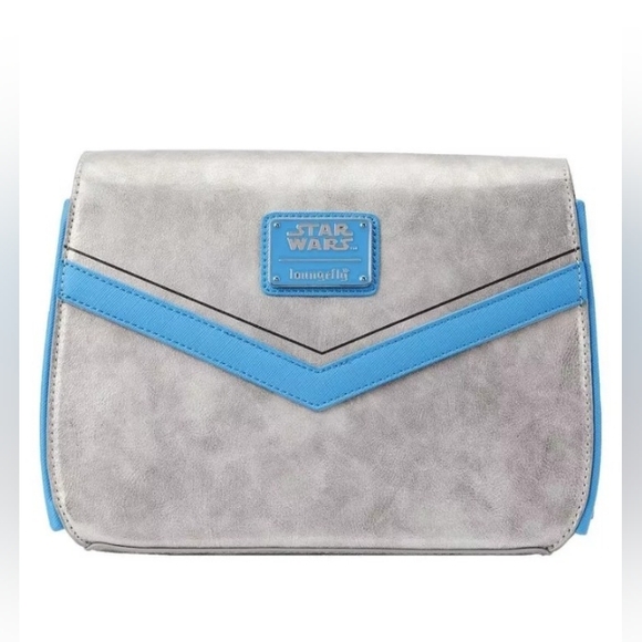 NWT Loungefly Jango Fett Chain Strap Crossbody Bag - Picture 3 of 7